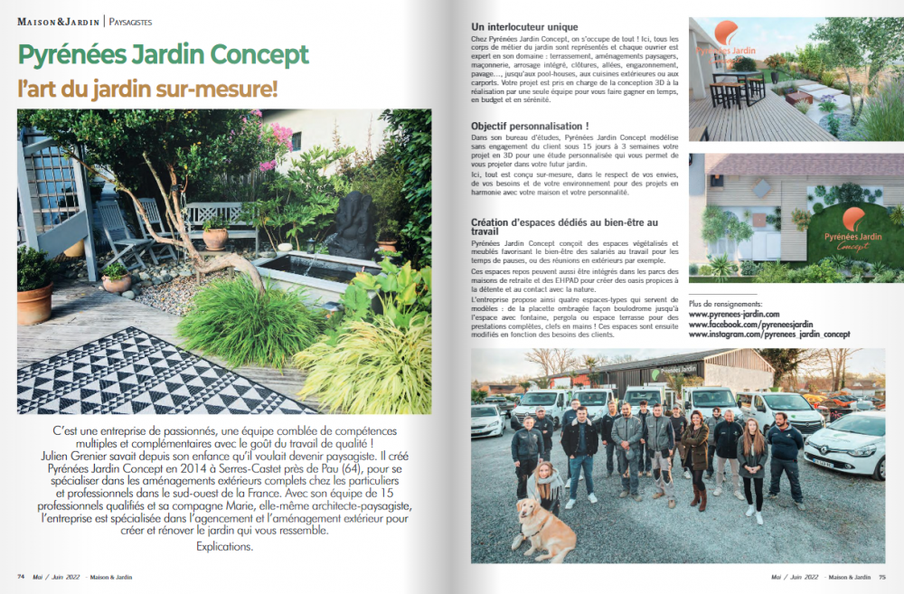 Maison & Jardin – Mai / Juin 2022 ! Deuxième parution
