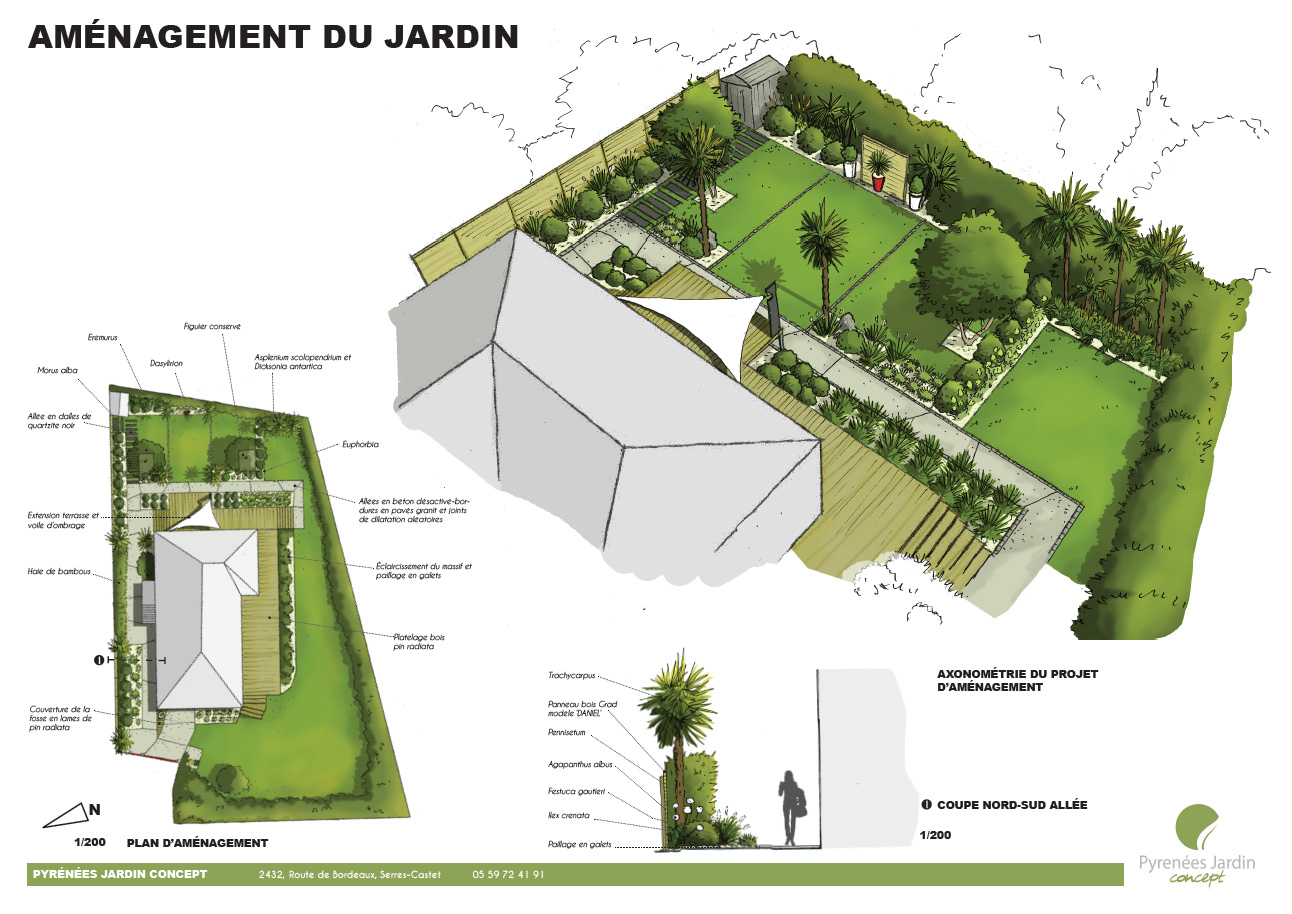 Aménagement de jardin Pau - Pyrénées Jardin Concept