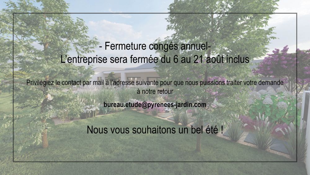 Congés d’été 2022 !!