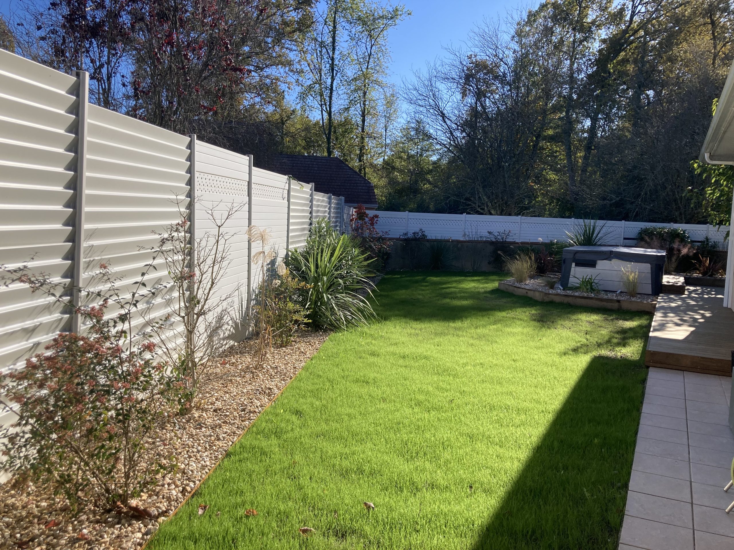 Aménagement d'un jardin complet avec Spa à Lons - (64)