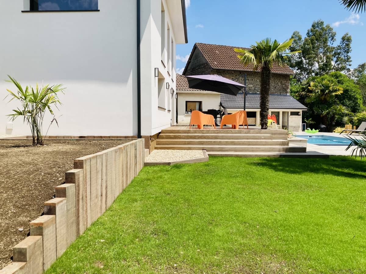 Rénovation de jardin à Lescar (64) | Pyrénées Jardin Concept