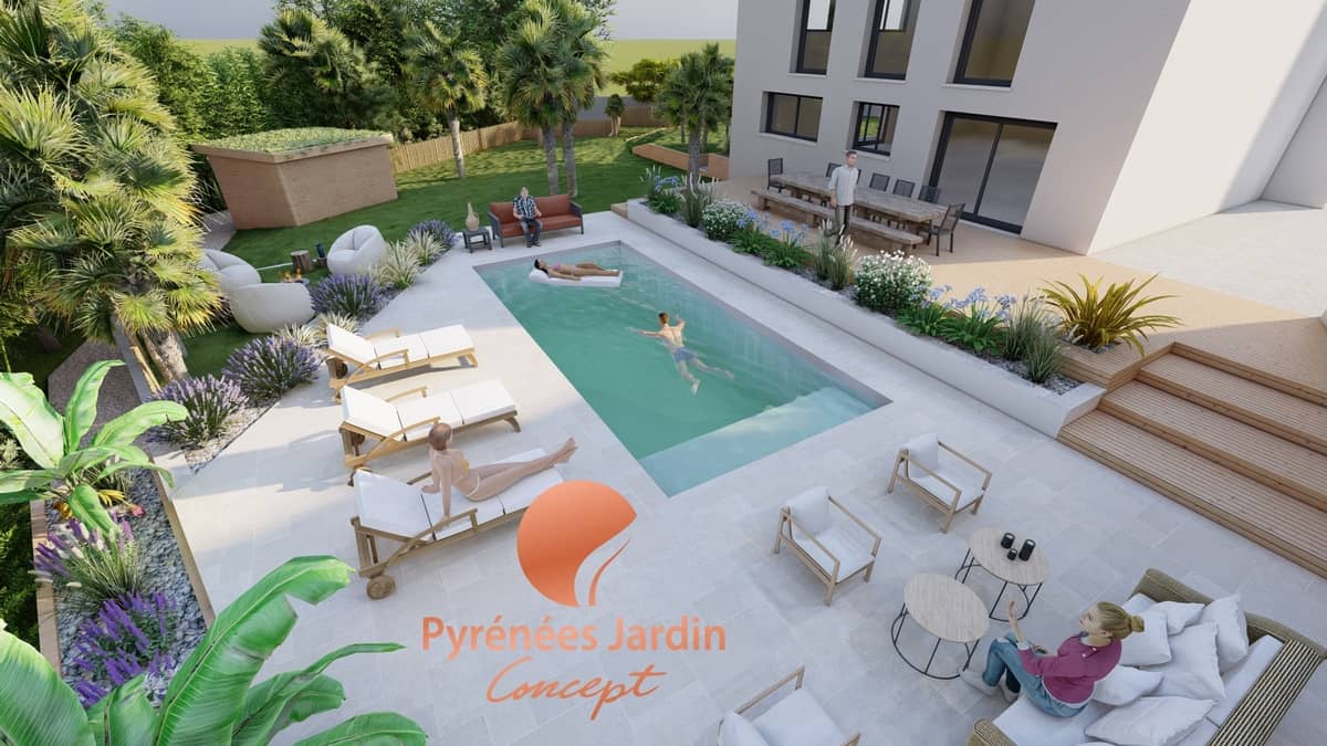 Rénovation de jardin à Lescar (64) | Pyrénées Jardin Concept