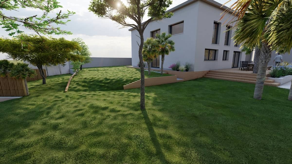 Rénovation de jardin à Lescar (64) | Pyrénées Jardin Concept