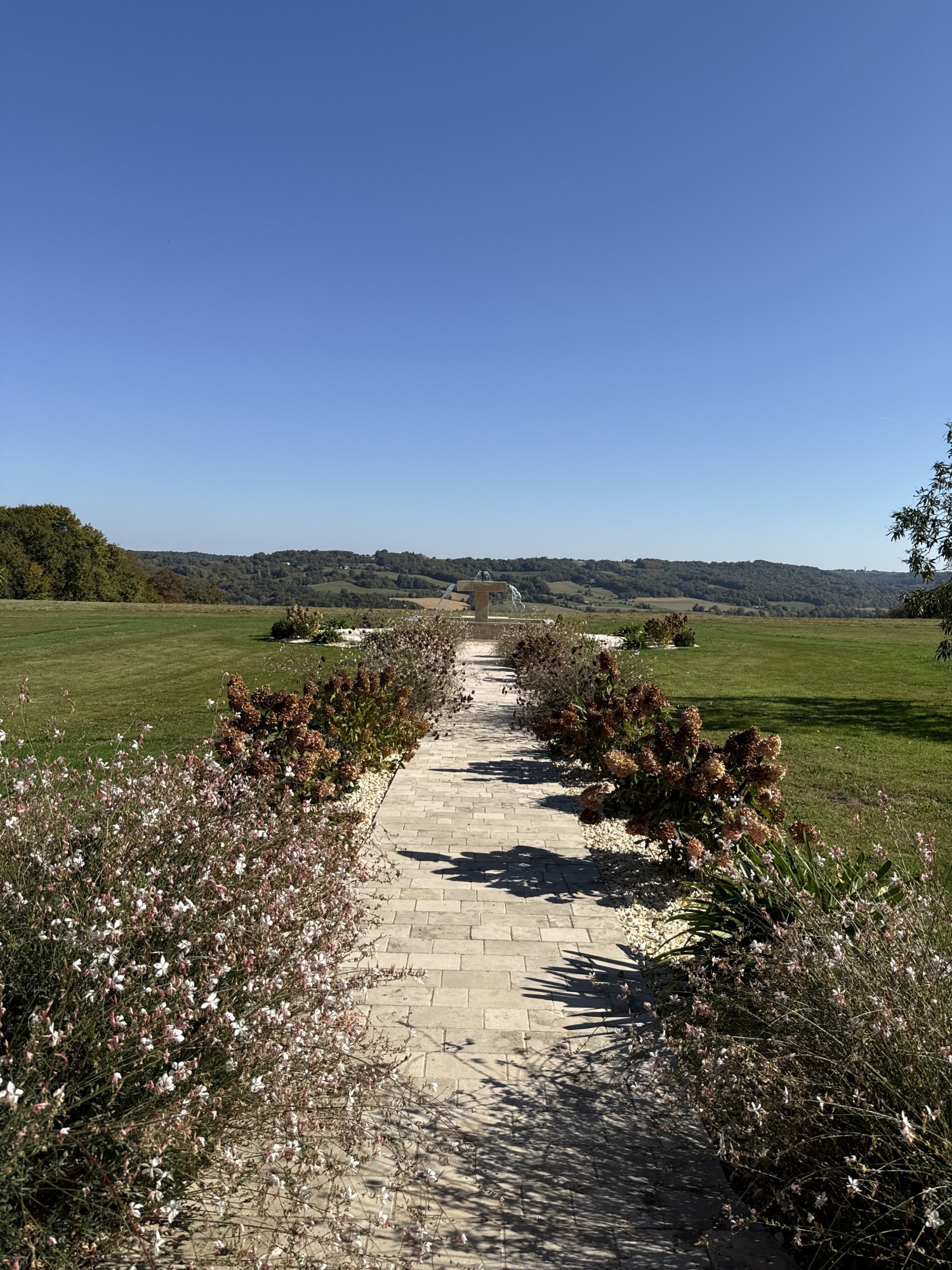 Aménagement extérieur d'un domaine à Baliracq-Maumusson (64)