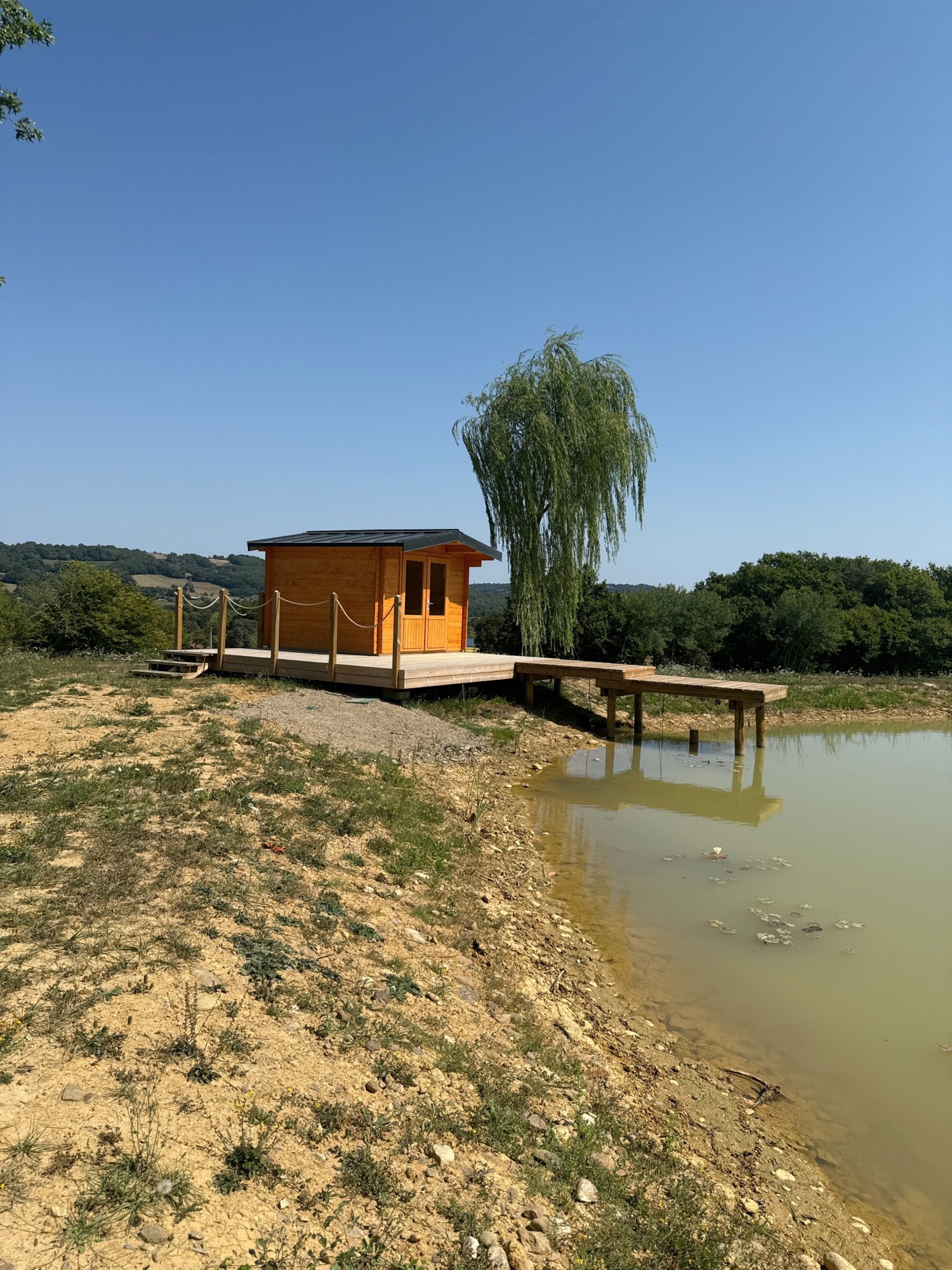 Aménagement extérieur d'un domaine à Baliracq-Maumusson (64)