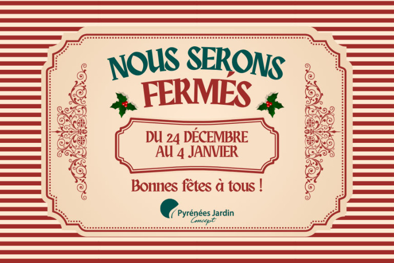 🎄 Fermeture hivernale : Rendez-vous en 2026 !